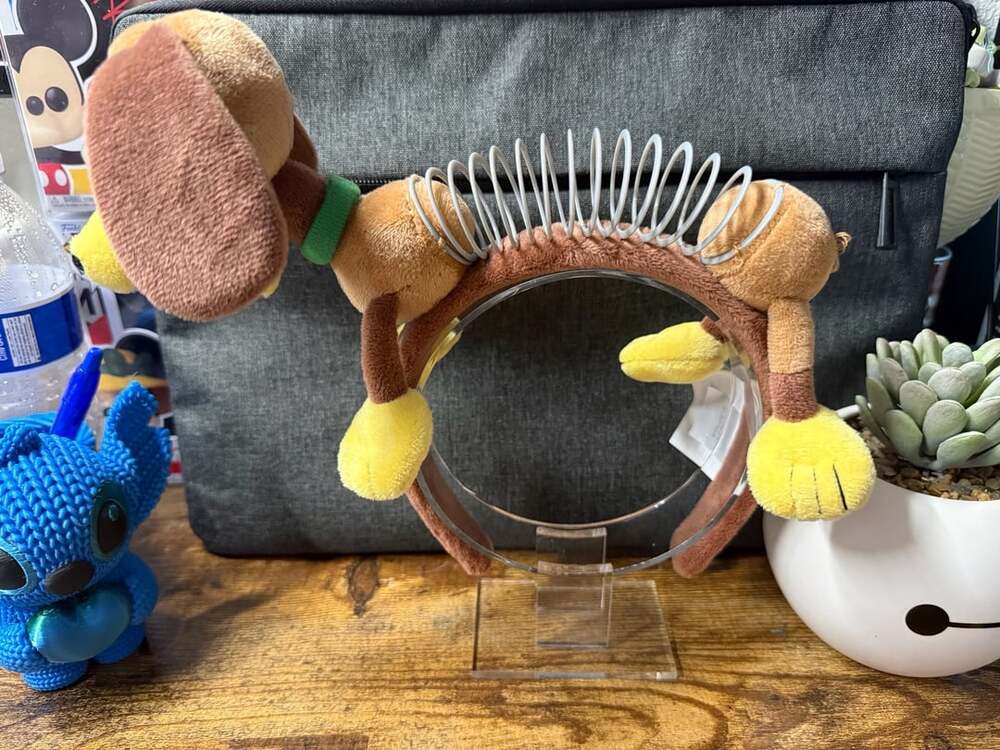 USED Disney Parks Toy Story Slinky Dog Plush Ears Headband No Tail
